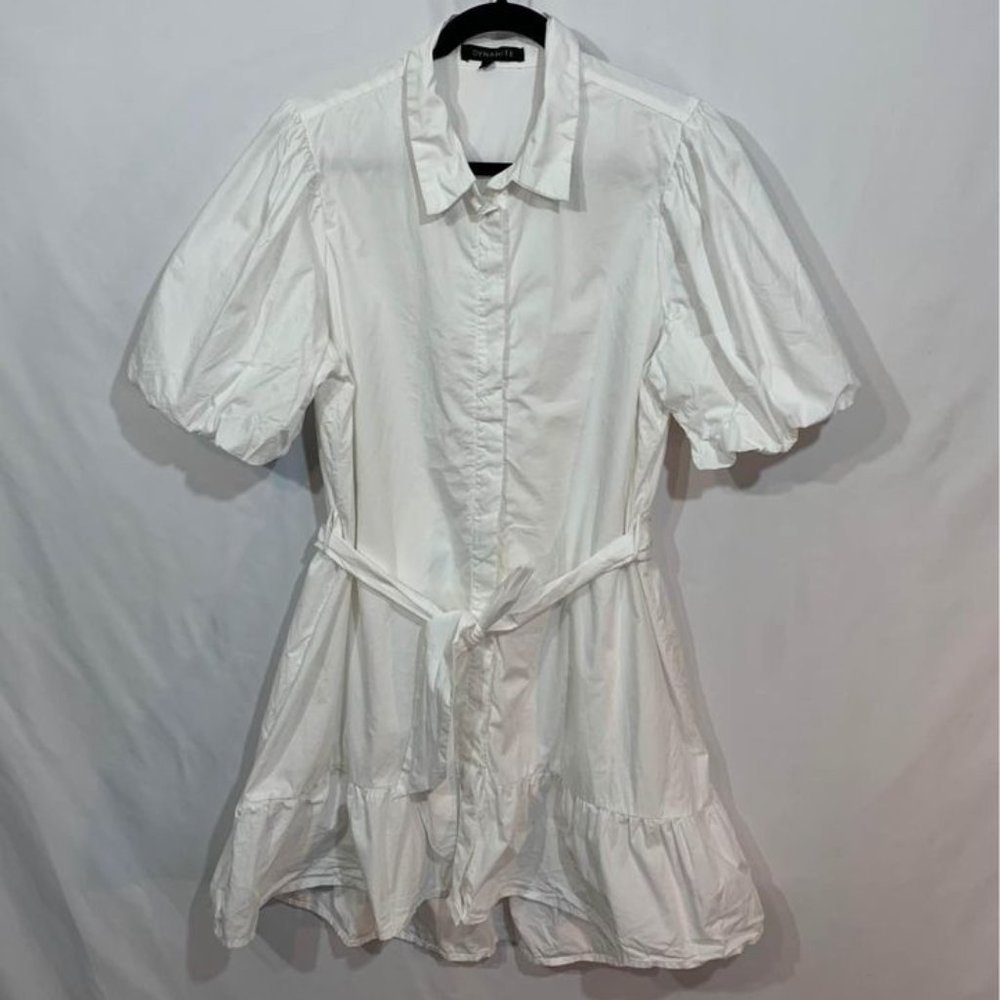 Dynamite White Midi Dress
